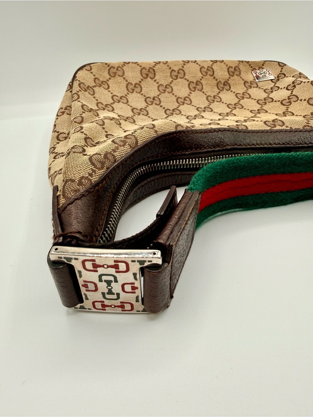 Gucci GG Sherry Line canvas mini hobo shoulder bag - Picture 6 of 12